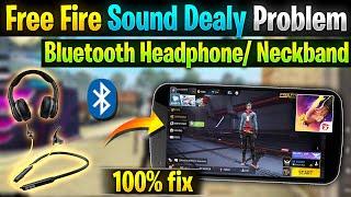 How To Fix Sound Delay On Bluetooth Headphone In Free Fire | Earphone sound delay problem in FF