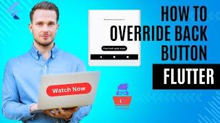 How to override back button in flutter || 2023 || Flutter tutorial