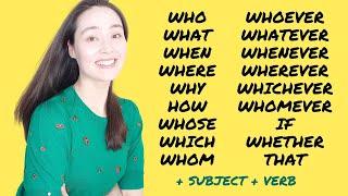 NOUN CLAUSES in 3 simple steps | + test! | "wh" + subject + verb