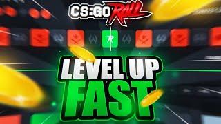 HOW TO LEVEL UP FAST ON CSGOROLL! (2023)