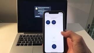 Macbook passwordless login with HYPR app in mobile phone