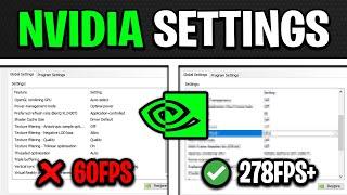 NVIDIA CONTROL PANEL - Best Settings for FPS & NO DELAY! (UPDATED)