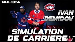 SIMULATION DE LA CARRIÈRE D'IVAN DEMIDOV SUR NHL 24
