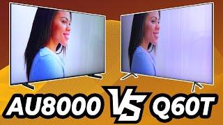 Samsung Q60T vs AU8000 TV Comparison