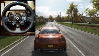 Nissan GT-R R35 - Forza Horizon 4 | Gameplay Logitech G923 TRUEFORCE + Shifter