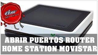 COMO ABRIR LOS PUERTOS DEL ROUTER HOME STATION DE MOVISTAR PARA EMULE U OTROS PROGRAMAS