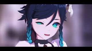 【原神  Genshin Impact MMD】Phone Number   【 Venti 】