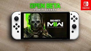 Call of Duty: Modern Warfare 2 BETA | NIntendo Switch Oled Gameplay | Remote Play