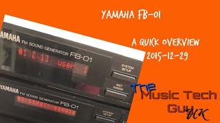 A quick overview of the Yamaha FB-01