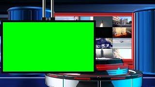 Broadcast News Intro (Free) Green Screen TV Animation