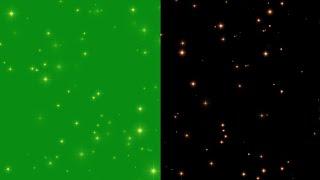 Star Particles Green Screen and Black Screen Background Video Effects HD No Copyright Footage