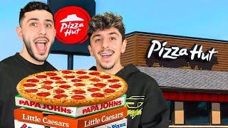 I Tried EVERY Fast Food Pizza In America! (Ft. FaZe Rug)