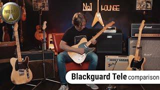 Fender Blackguard Telecaster Comparision - "The World of Vintage Guitars"