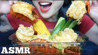 ASMR LOBSTER TAIL SEAFOOD BOIL (EATING SOUNDS) NO TALKING | SAS-ASMR