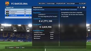 PES 2017 transfer free (cheat engine)