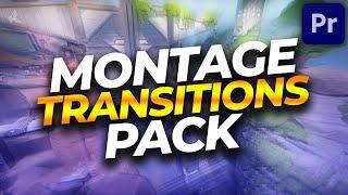 FREE Premiere Pro Transition Presets for Gaming Montages & Edits [Transitions Pack & Tutorial]