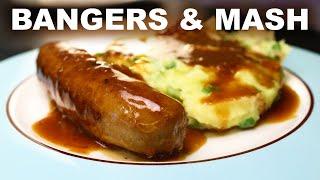 Quick bangers and mash | onion and Marmite gravy | Irish champ