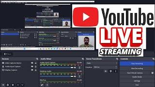 obs live stream youtube tutorial 2024 : youtube live stream kaise kare 2024