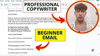 Beginner Email Breakdown #3 | FREE Email Copywriting Training