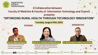 LIVE // Seminar "Optimizing Rural Health Through Technology Innovation"