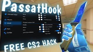 New Free CS2 CHEAT PassatHook Showcase (CS2 FREE HACK showcase)