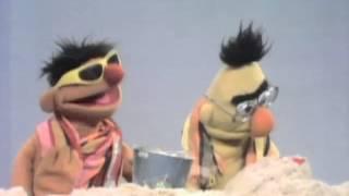 Classic Sesame Street - Ernie meets Tough Eddie at the beach