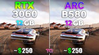 ARC B580 12GB vs RTX 3060 12GB - Test in 10 Games | 1440p