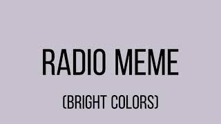 Radio Meme Background