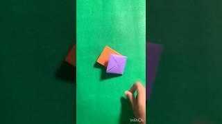 Let’s make red card blue card and play Ddakji #squidgame #ddakji #origami #red #blue #cards #art #yt