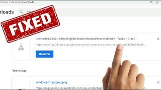 how to resume download in chrome | resume failed download in google chrome google drive failed crash