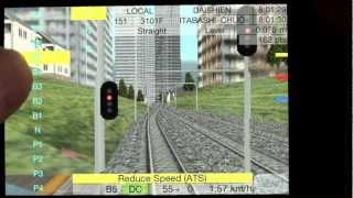 Train Driving Game - Working in accordance with a stringline diagram [Train Drive ATS] for iPhone