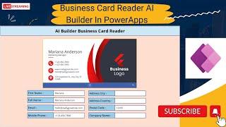 AI in PowerApps with AI Builder! Explore Auto-Fill & Text Recognition! Future of the Business Card