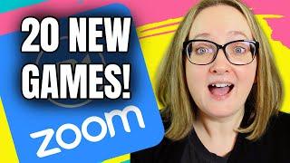 20 NEW! ZOOM Games To Play With Friends, Kids, and Adults (Virtual Games For ALL AGES)
