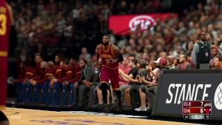 NBA 2K17 PS4 Cleveland Cavaliers vs Chicago Bulls CPU vs CPU Simulation Nation