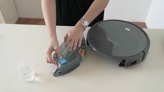 How to set up the water tank for your Tesvor robot vacuum?