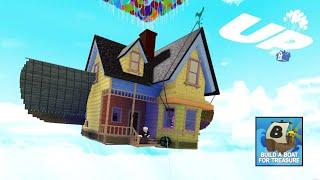 Roblox - Pixar UP House in Build a boat for treasure