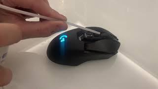 Logitech G903 mouse wheel test with my little daughter.