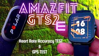 Accuracy TEST of AMAZFIT GTS 2e | Heart Rate Accuracy and GPS vs Polar H10 ECG Chest Strap