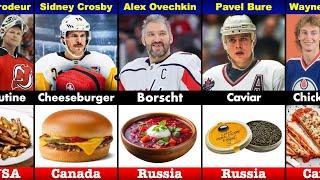 Famous NHL Stars & Their Favorite Foods