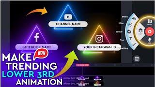 how to make trending neon effect logo | Neon logo kaise banaye | how to Make neon in kinemaster