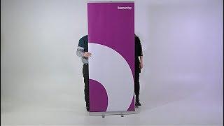 Aufbau eines Roll-Up Banners | bannerstop.com