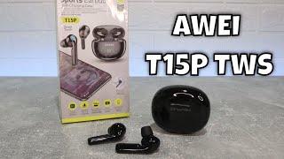 AWEI T15P TWS Earbuds Wireless Touch Control Gaming Earphone Waterproof IPX5