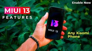 Enable MIUI 13 Features in Any Xiaomi Phone | MIUI 13 Features | miui 13 update TechnoMind Ujjwal