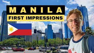 FIRST IMPRESSIONS Of Manila Philippines 2024 