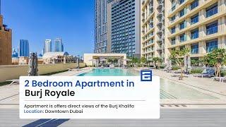 Furnished 2 Bedroom Apartment in Burj Royale | Downtown Dubai