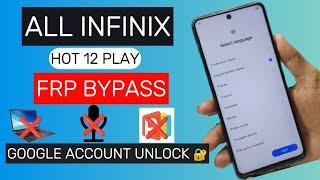 All Infinix Hot 12 Play (x6816) FRP bypass || Google Account Unlock