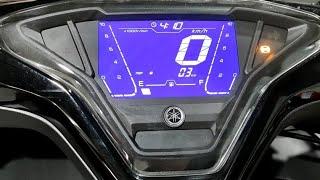 YAMAHA NVX 155 V2 SPEEDOMETER FEATURES (ALL NEW AEROX 155 CONNECTED)