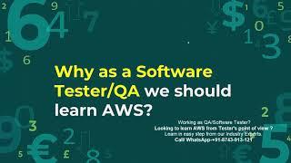 Why as Tester/QA we should learn AWS | Must for every QA professional