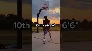 His dunk progress is remarkable #shorts