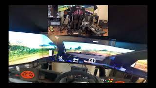 WRC generations with motion simulator    sim racing studio